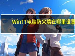 Win11电脑防火墙在哪里设置（电脑防火墙在哪里设置）
