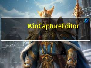 Win Capture Editor (魔录大师) V1.3 绿色免费版（Win Capture Editor (魔录大师) V1.3 绿色免费版功能简介）