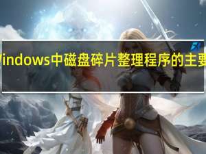 Windows中磁盘碎片整理程序的主要作用是（windows 7中磁盘碎片整理程序的主要作用是）