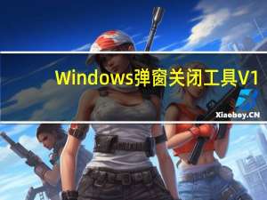 Windows弹窗关闭工具 V1.1 官方版（Windows弹窗关闭工具 V1.1 官方版功能简介）