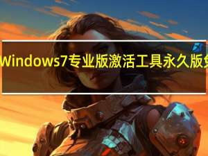 Windows7专业版激活工具 永久版免费版（Windows7专业版激活工具 永久版免费版功能简介）