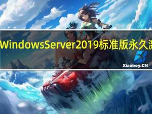 Windows Server 2019标准版 永久激活版（Windows Server 2019标准版 永久激活版功能简介）