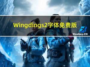 Wingdings2字体 免费版（Wingdings2字体 免费版功能简介）