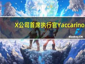 X公司首席执行官Yaccarino：相比一年前X平台更健康、更安全