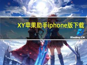XY苹果助手iphone版下载（xy苹果助手ipad版）