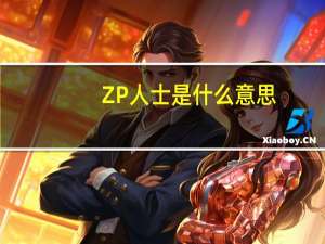 ZP人士是什么意思