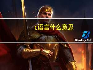 _c语言什么意思