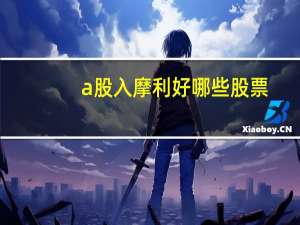 a股入摩利好哪些股票