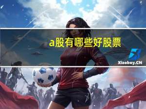 a股有哪些好股票