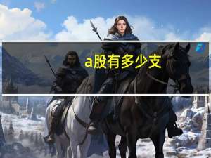 a股有多少支