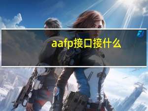 aafp接口接什么