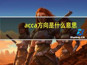 acca方向是什么意思
