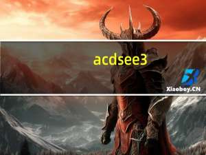acdsee3.1中文完美版(附序列号) 中文破解版（acdsee3.1中文完美版(附序列号) 中文破解版功能简介）