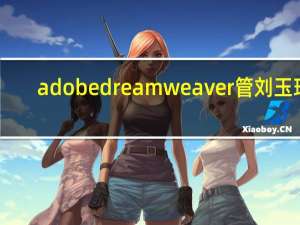 adobe  dreamweaver管刘玉玲