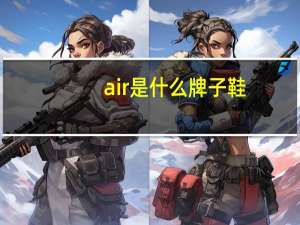 air是什么牌子鞋