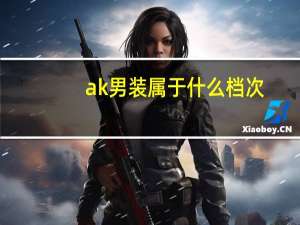 ak男装属于什么档次