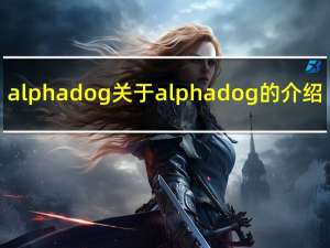 alpha dog 关于alpha dog的介绍