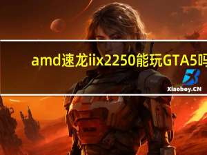 amd速龙ii x2 250能玩GTA5吗