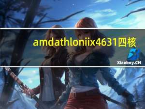 amd athlon ii x4 631四核