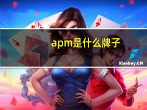 apm是什么牌子