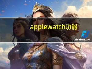 apple watch 功能（apple watch 功能）