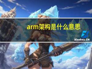 arm架构是什么意思（arm架构）