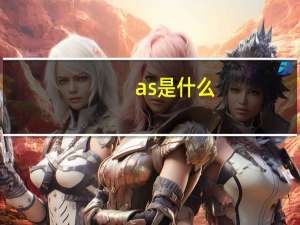 as是什么