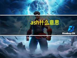 ash什么意思