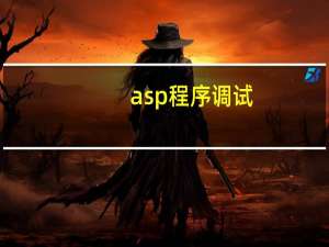 asp程序调试