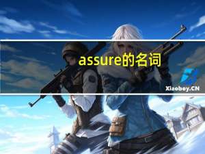 assure的名词