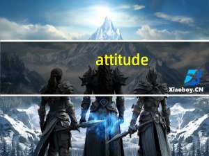 attitude