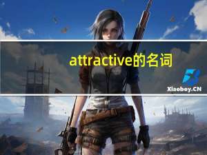 attractive的名词