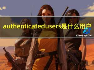 authenticated users是什么用户