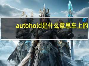autohold是什么意思车上的