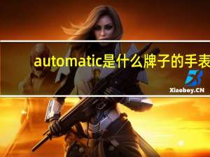 automatic是什么牌子的手表