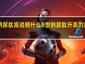 b型钠尿肽高说明什么 B型钠尿肽升高的意义是什么？