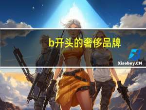 b开头的奢侈品牌