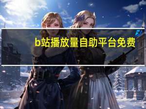 b站播放量自助平台免费 - 快手名人榜app正版