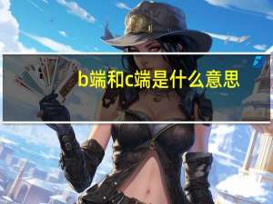 b端和c端是什么意思