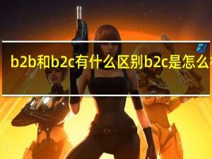 b2b和b2c有什么区别b2c是怎么样的