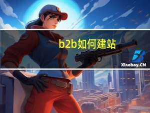 b2b如何建站
