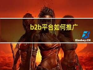 b2b平台如何推广