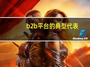 b2b平台的典型代表