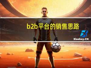 b2b平台的销售思路