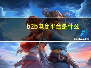 b2b电商平台是什么