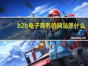 b2b电子商务的网站是什么