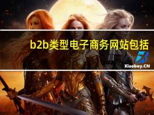 b2b类型电子商务网站包括