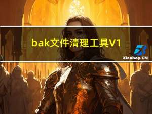 bak文件清理工具 V1.0 绿色免费版（bak文件清理工具 V1.0 绿色免费版功能简介）