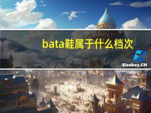 bata鞋属于什么档次