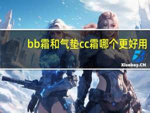 bb霜和气垫cc霜哪个更好用
